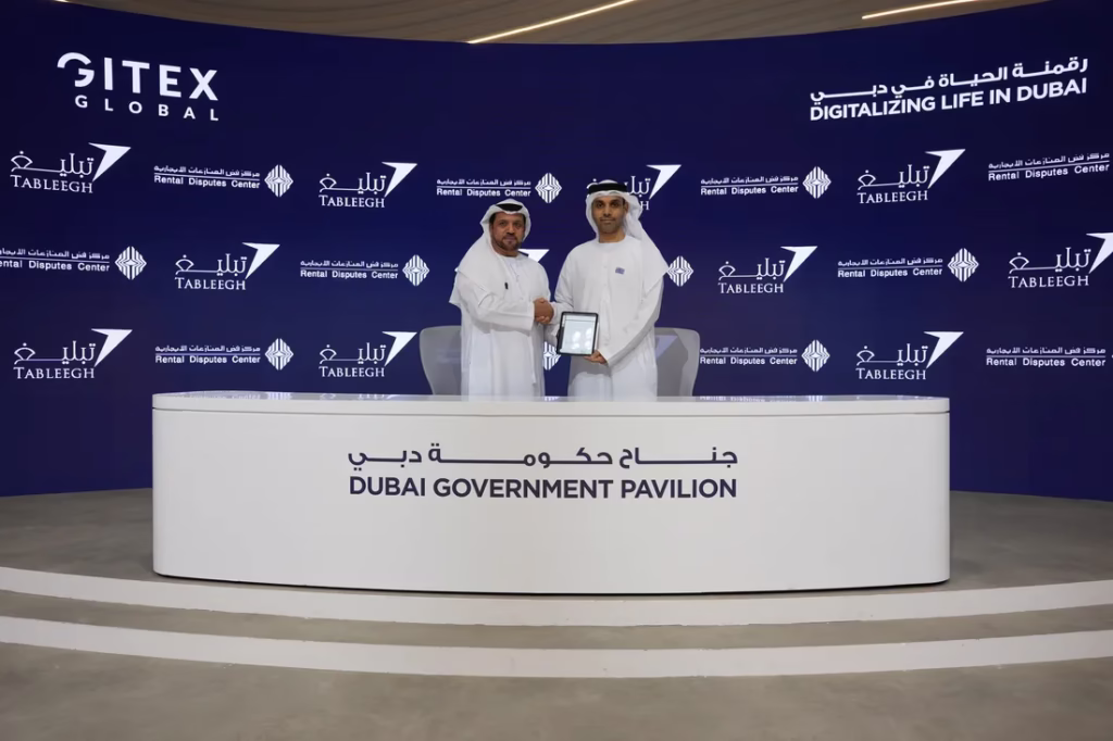 مركز فض المنازعات الإيجارية في دبي يوقّع اتفاقية شراكة مع “تبليغ” لتعزيز كفاءة الخدمات القضائية الرقمية مركز فض المنازعات الإيجارية في دبي يوقّع اتفاقية شراكة مع “تبليغ” لتعزيز كفاءة الخدمات القضائية الرقمية